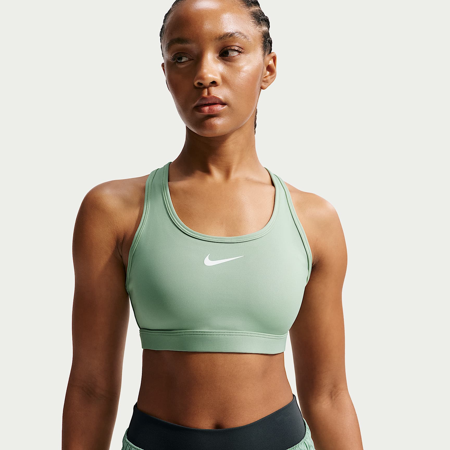 Nike Swoosh Women's Medium-Support Padded Sports Bra. Nike LU